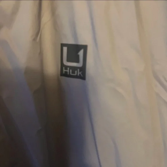 NWT Huk Light Gray Lightweight Men’s Puffer Jacket size XL - Picture 2 of 5